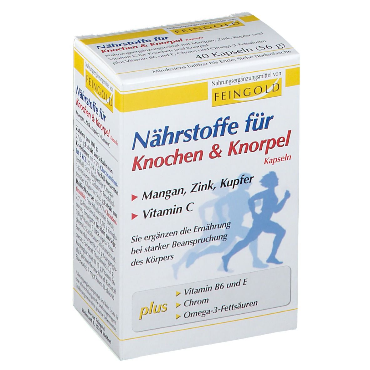 Nährstoffe für Knochen und Knorpel Feingold