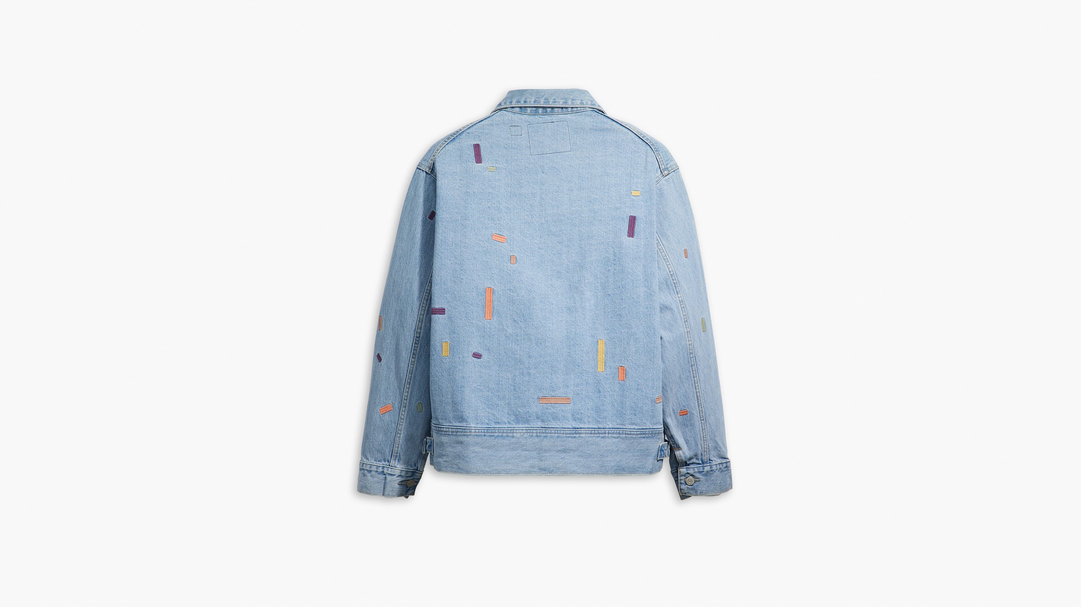 Veste Trucker utilitaire - Moj Karachippu Trucker - Bleu