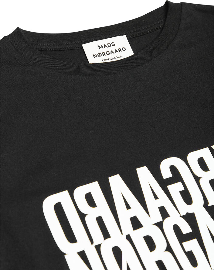 Mads Nørgaard - Copenhagen Single Organic Trenda P Tee FAV Sort