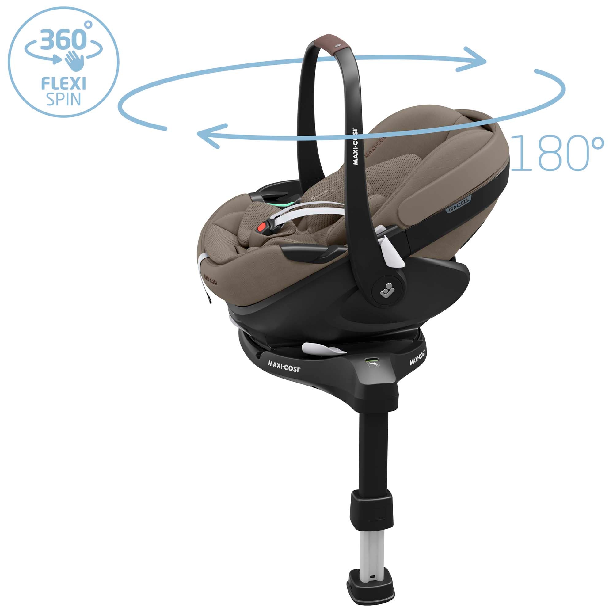Maxi-Cosi Pebble 360 Pro2 i-Size taupe - draaibare autostoelen - Prénatal