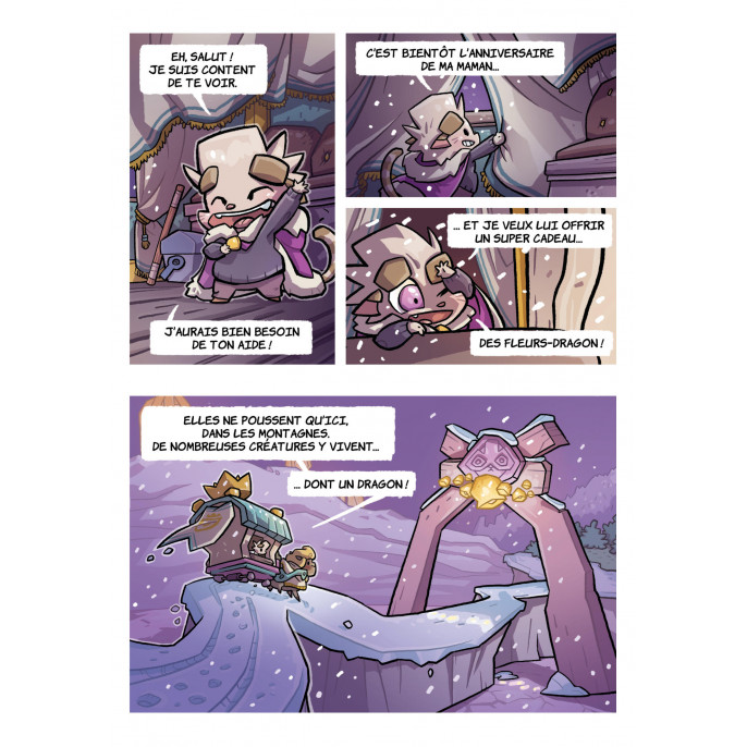Chatons  et  Dragons : Les Fleurs-Dragon - La BD dont tu es le Petit Héros