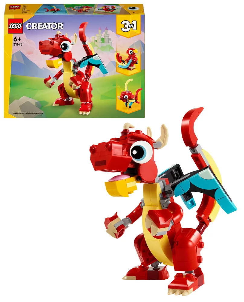 LEGO®CREATOR 31145 - LE DRAGON ROUGE