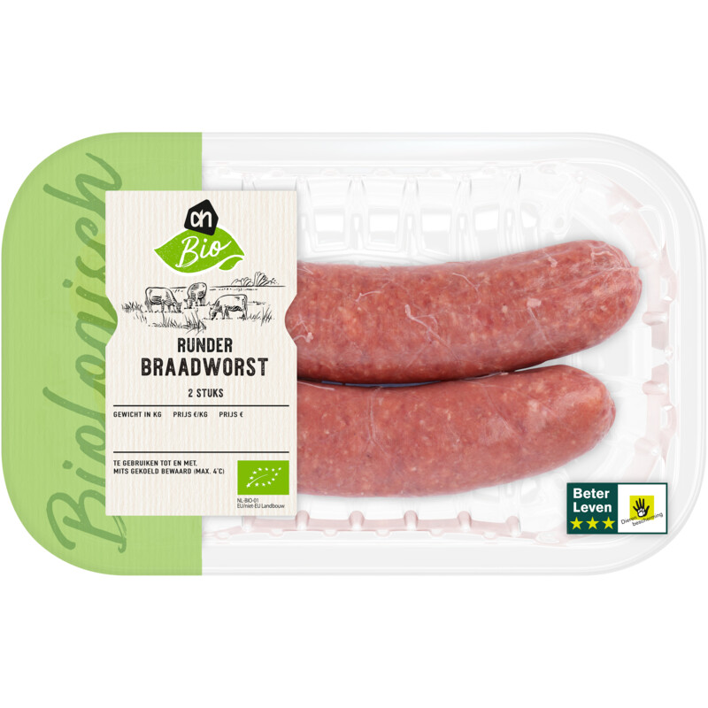 AH Biologisch Runderbraadworst