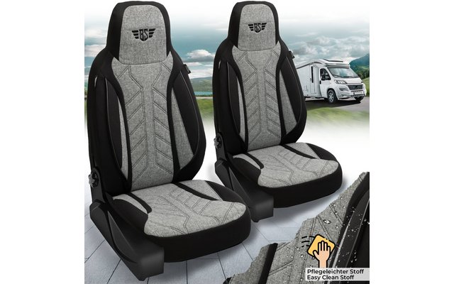 Bremer-Sitzbezüge Wohnmobil Schonbezüge 2 Stück für Ducato / Jumper / Boxer