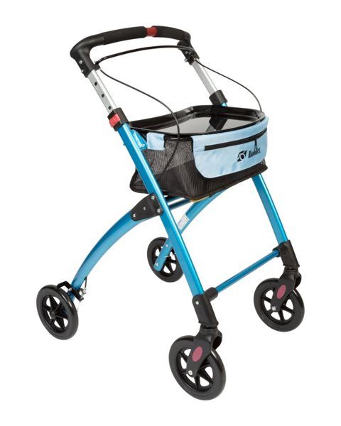 Wohnraum Innen Haus Küchen Rollator JAGUAR leicht faltbar wendig BLAU