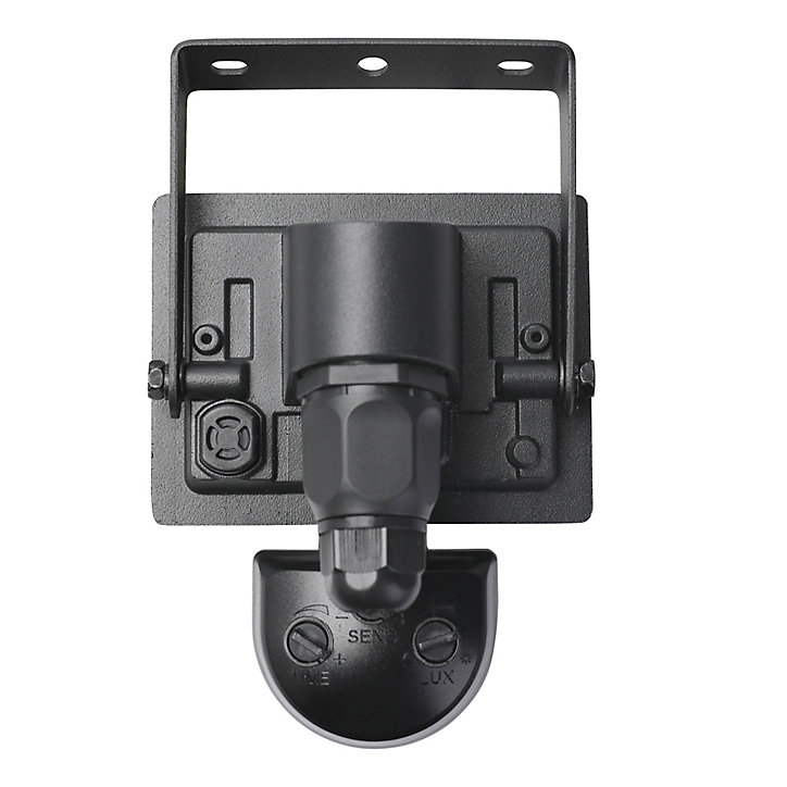 Projecteur à détection LED noir 10W 800 LM IP44