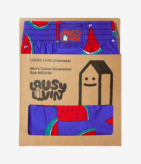 Lousy Livin Melons Boxershorts (royal)