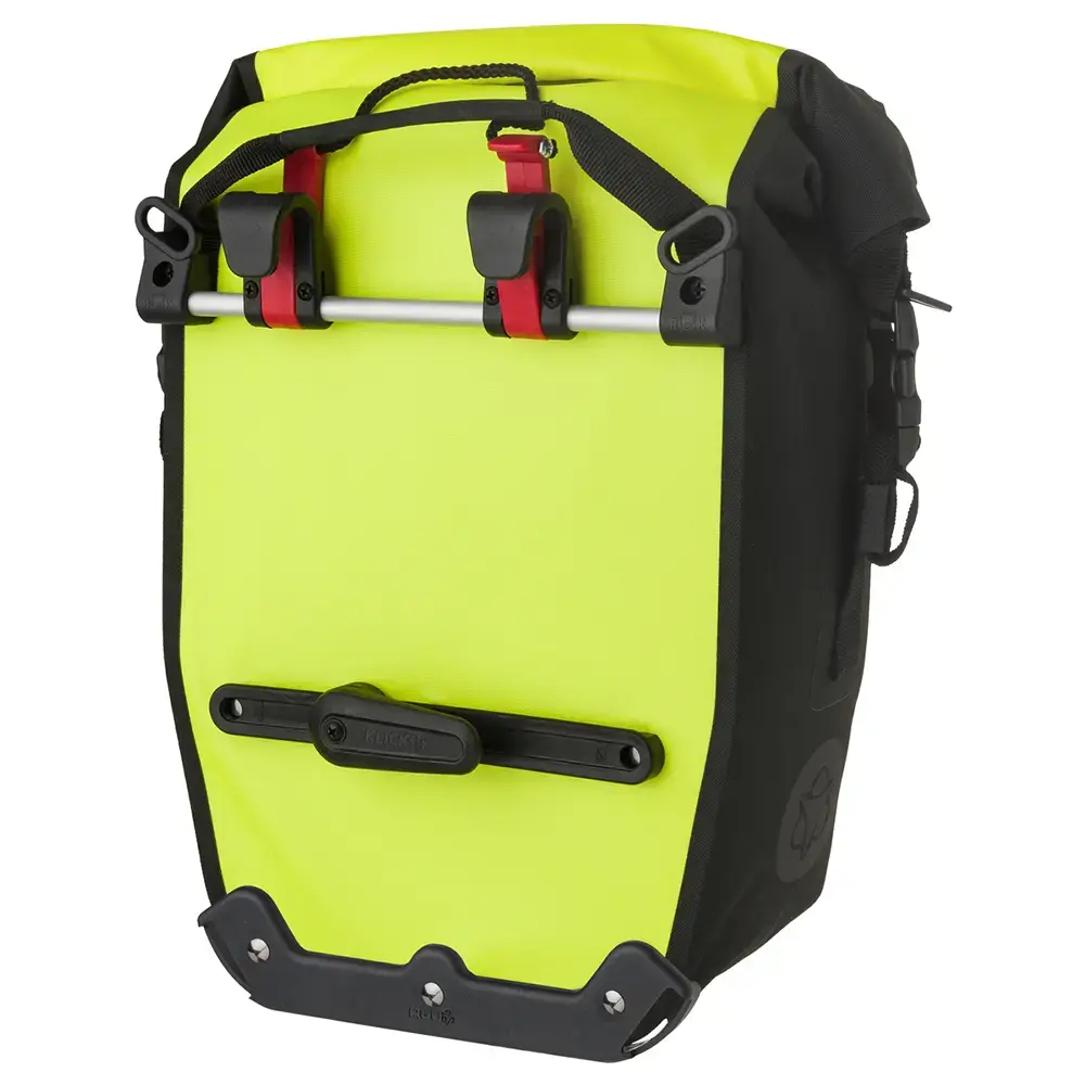 AGU Clean Single Shelter Click'nGo Medium 17L Fietstas Neongeel