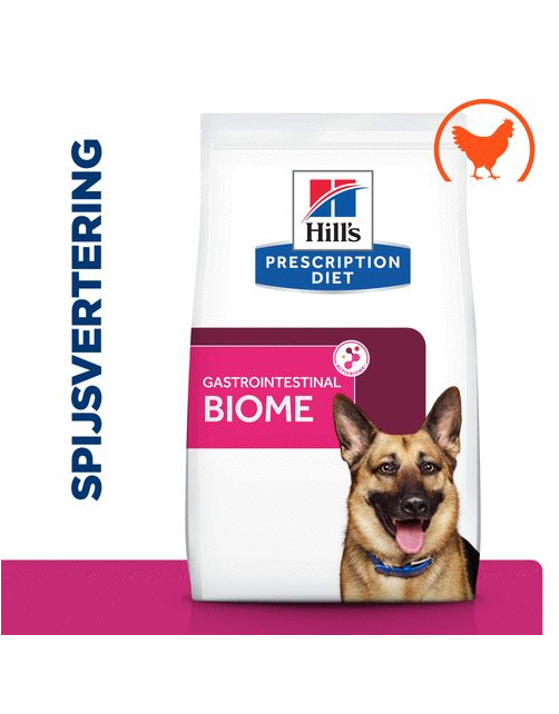 Hill's Prescription Diet Gastrointestinal Biome Digestive+ Fibre Care Zak Kip - Hondenvoer