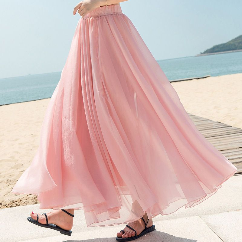Rorah - Maxi Chiffon Rok