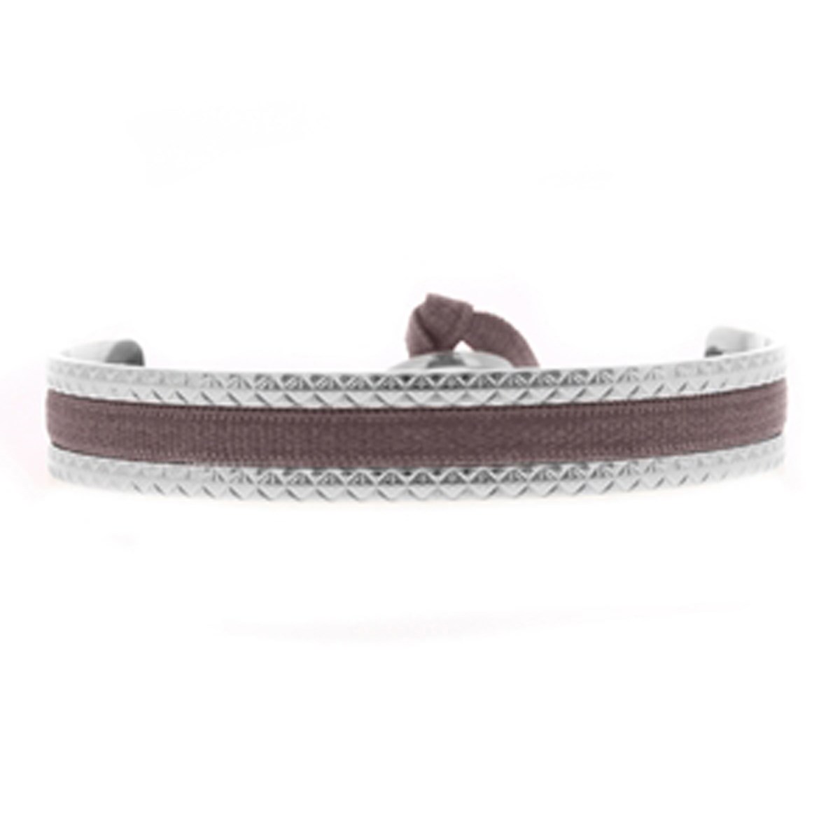 Bracelet Les Interchangeables Jonc Ruban 4mmMatelassé Violet 2