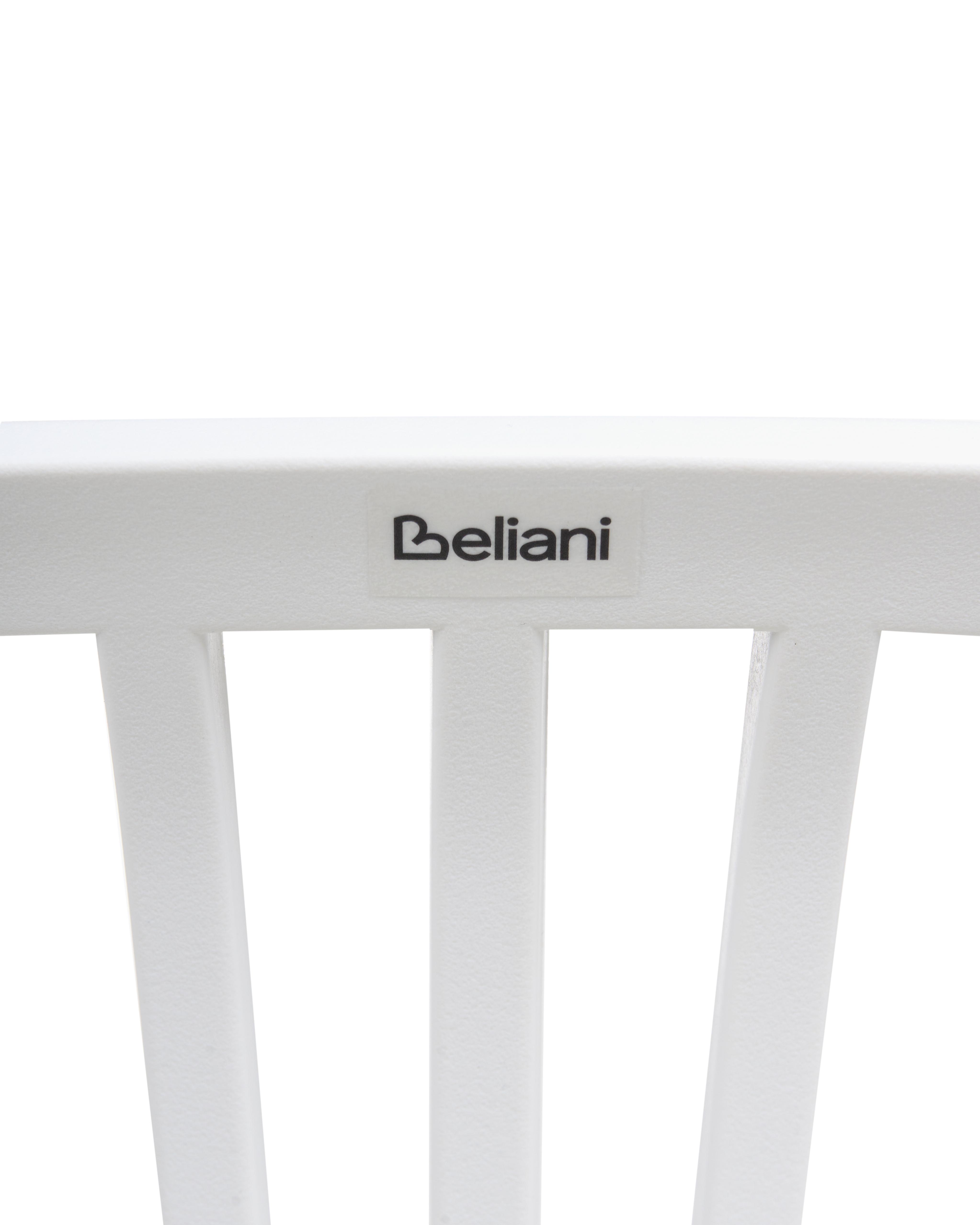 Set van 4 barstoelen KLEVE Wit