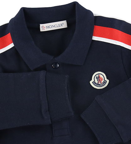 Moncler Polobuse - Navy m. R?d