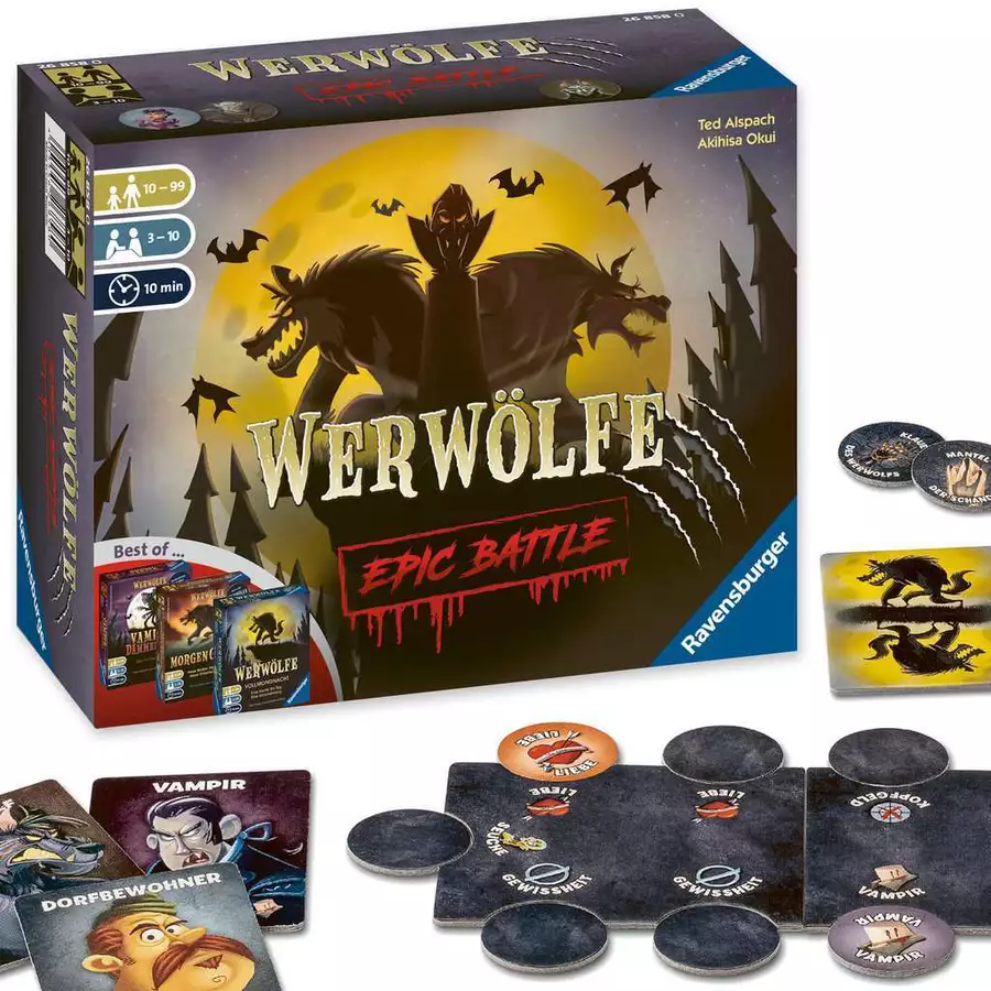 Ravensburger Werwölfe Epic Battle bunt
