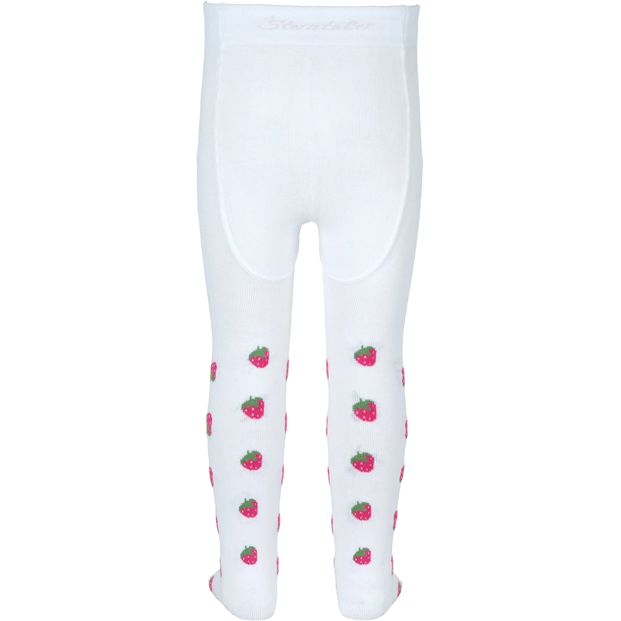Sterntaler Strumpfhose Erdbeeren weiß