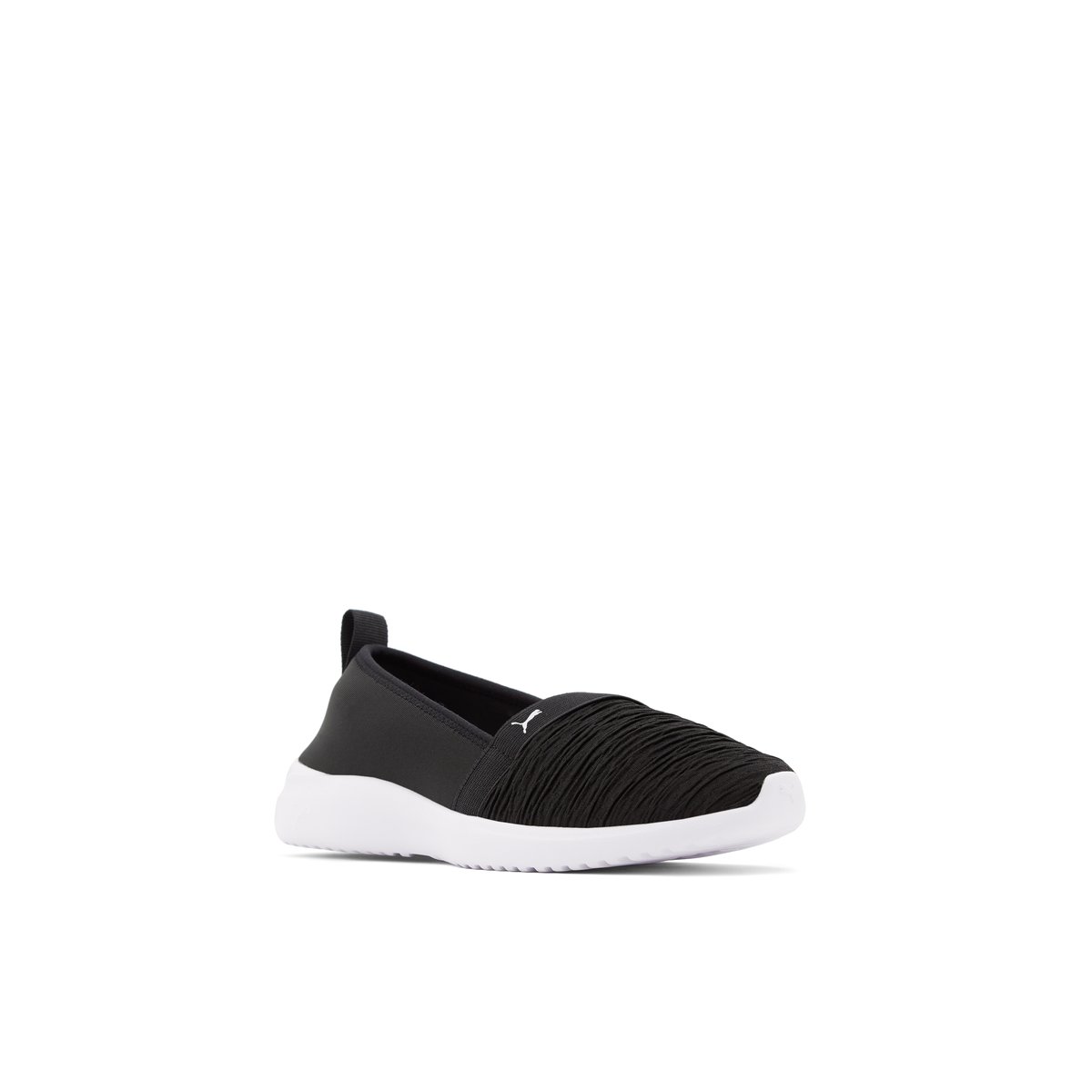 PUMA-Adelina-Baskets - Talon plat - Noir