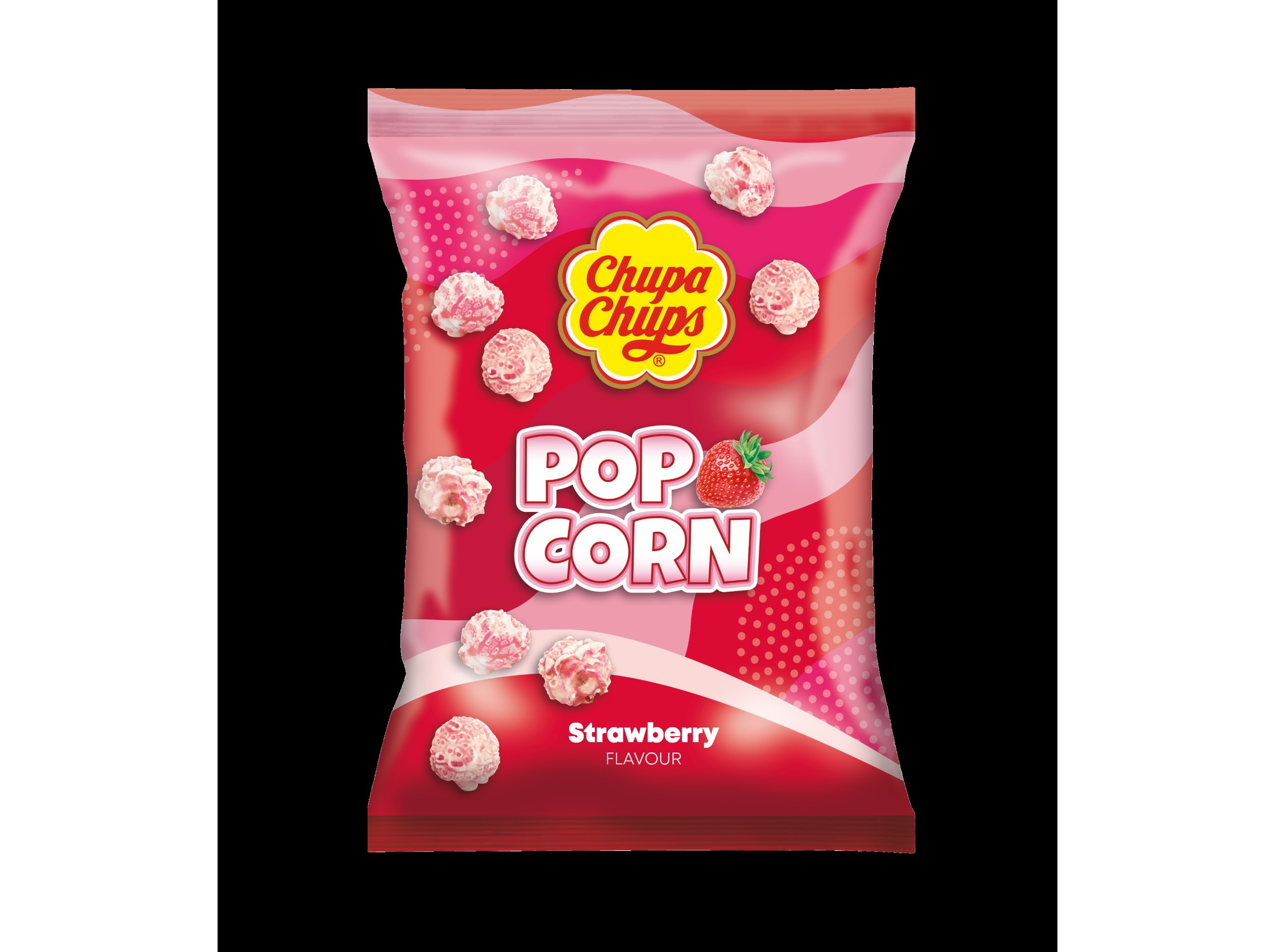 PIPOCAS CHUPA CHUPS MORANGO 90G