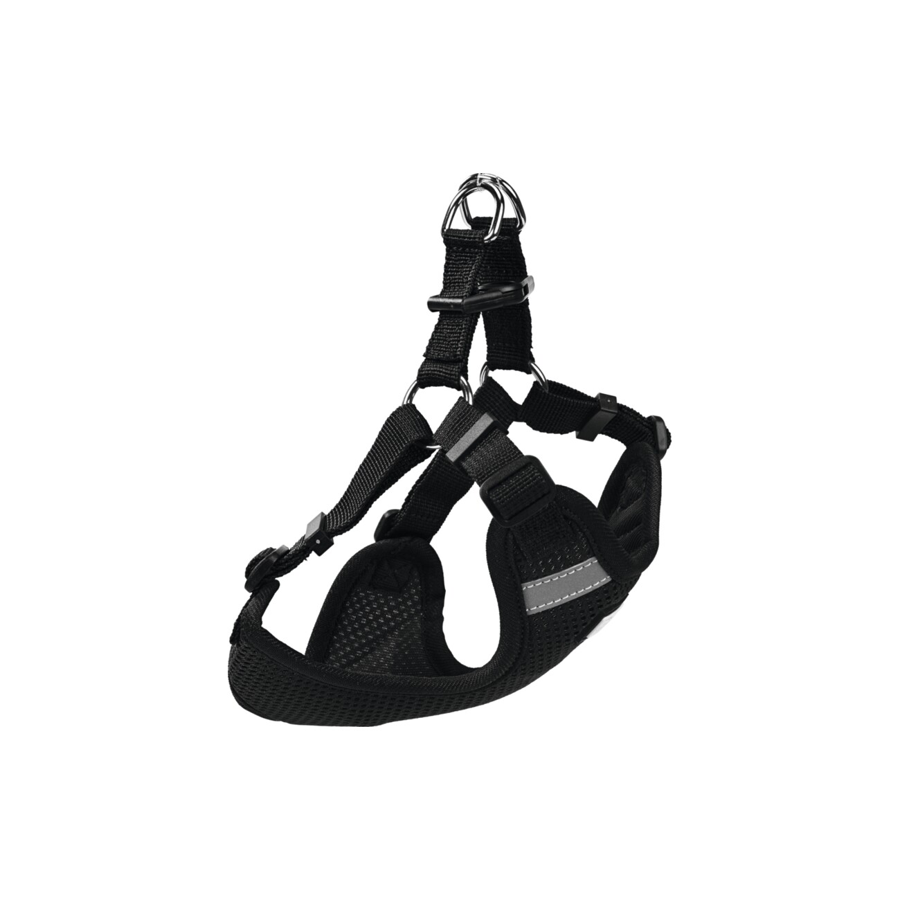 AniOne Mesh-Geschirr schwarz 28 cm, 40 cm