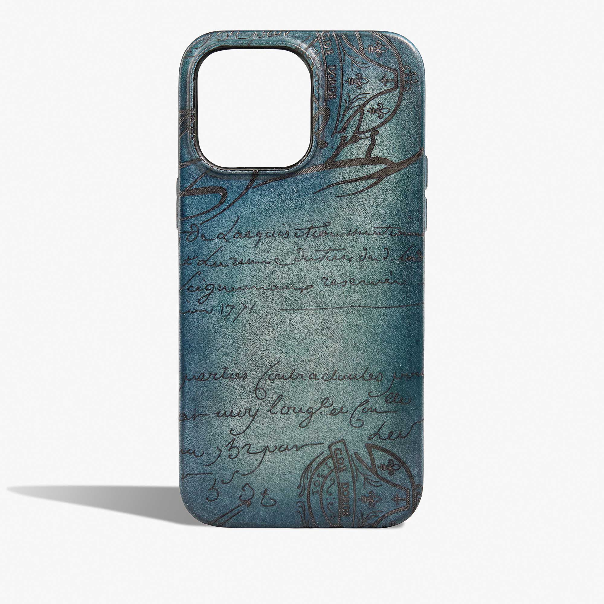 Étui iPhone 15 Pro Max En Cuir Scritto