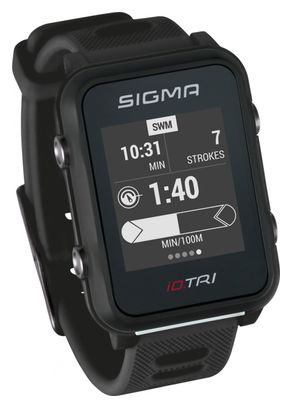 Montre GPS Sigma iD.TRI Set Noir