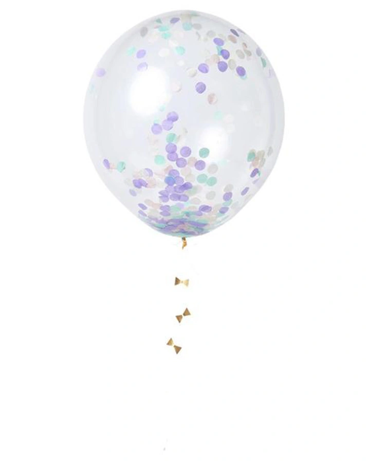 Ballon-Bastelset CONFETTI mit 8 Ballons in bunt