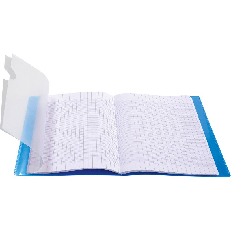 Cahier Koverbook Clairefontaine 24 x 32 cm grand carreaux 96 pages