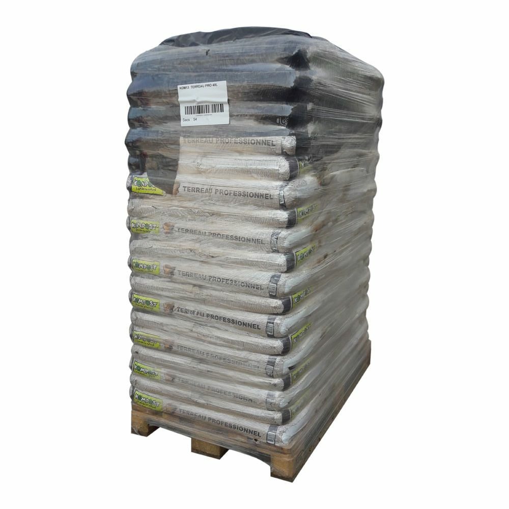 Terreau professionnel stimulateur plantation 54 sacs de 40 litres