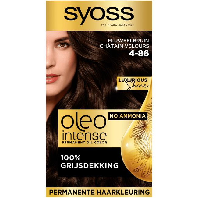Syoss Oleo Intense 4-86 Fluweelbruin/Châtain Velours