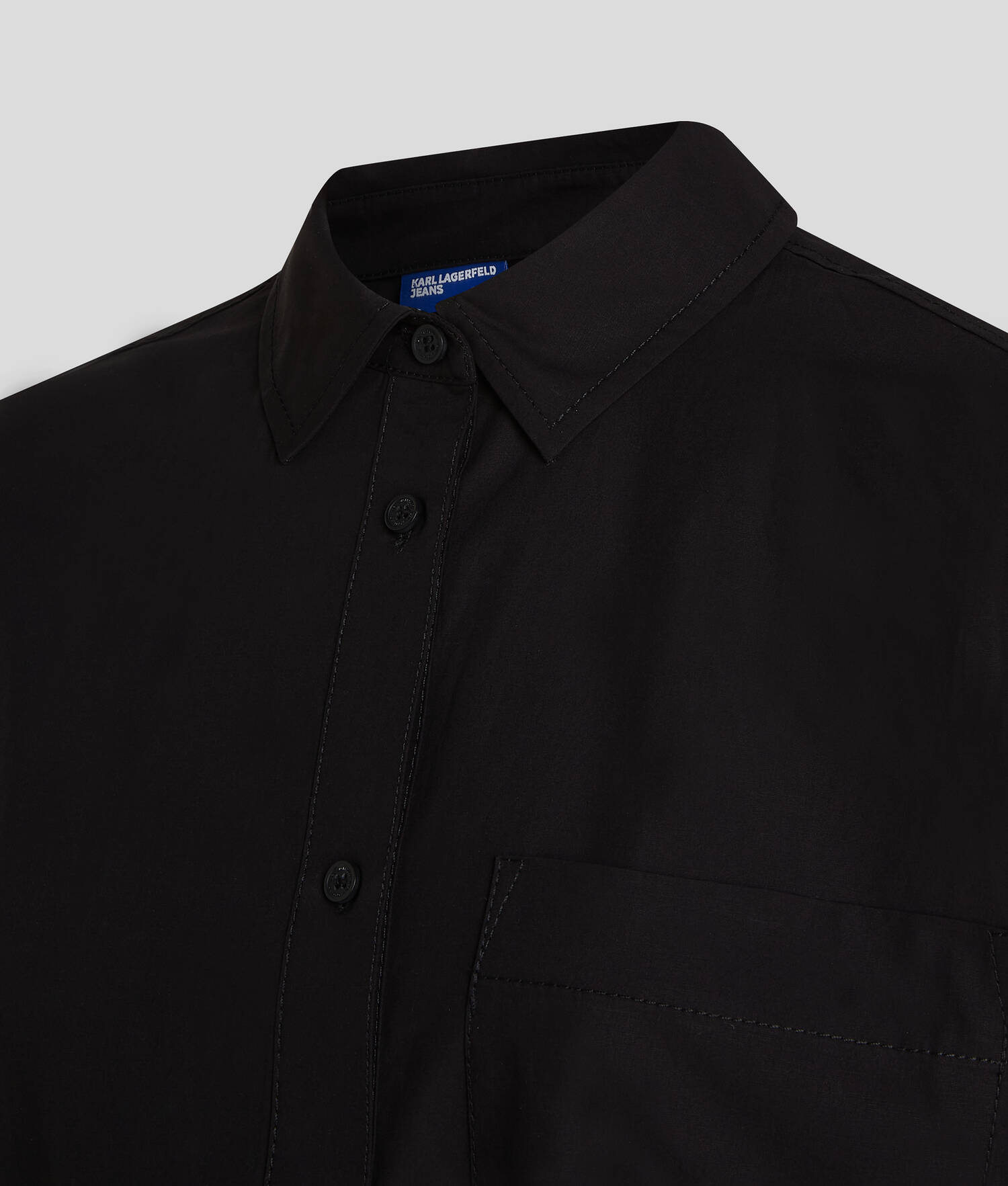 CHEMISE OVERSIZE KLJ - Noir