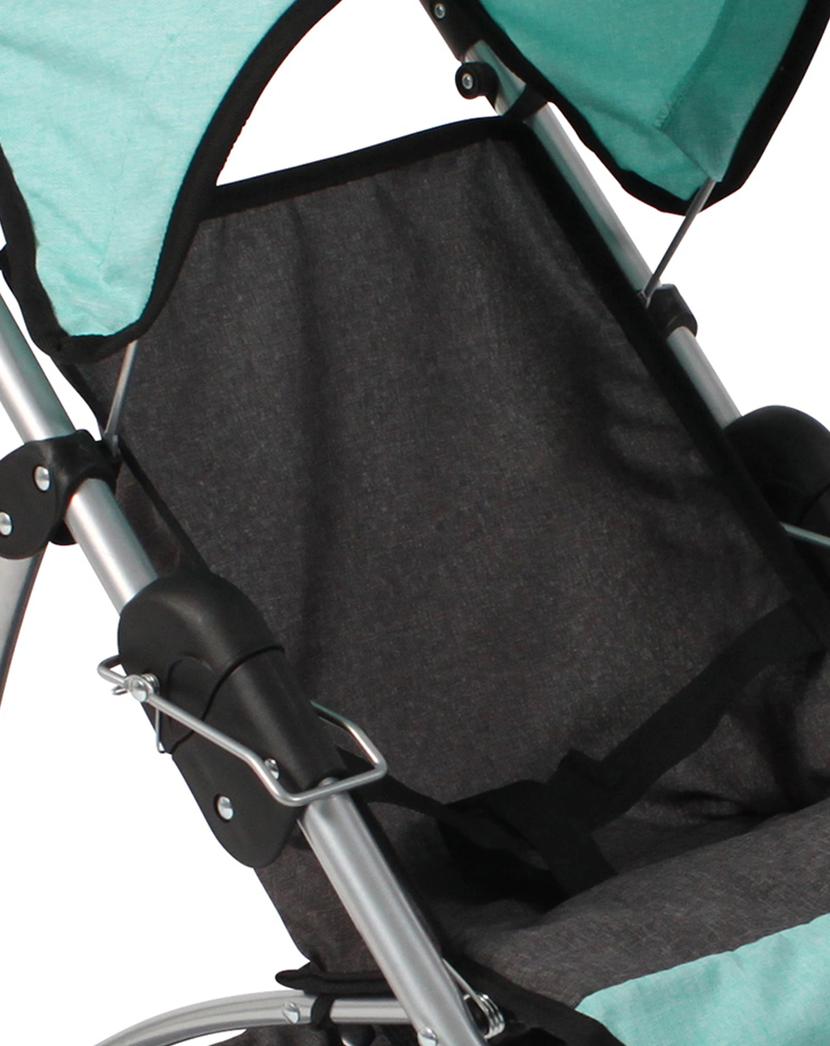 Puppenbuggy LEON in anthrazit/mint