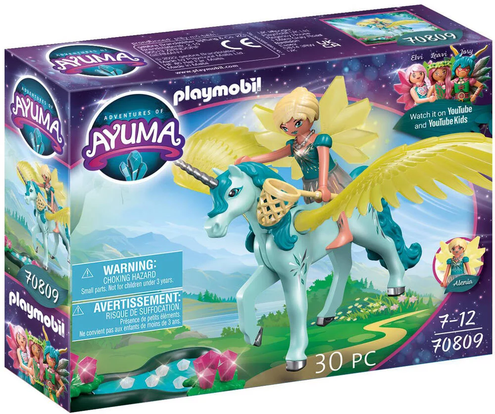 CRYSTAL FAIRY AVEC LICORNE -70809