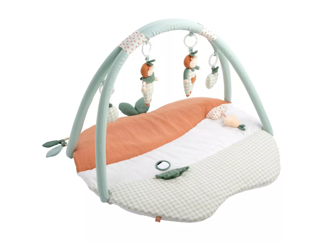 Tapis d'éveil 75x83 cm en velours Vert