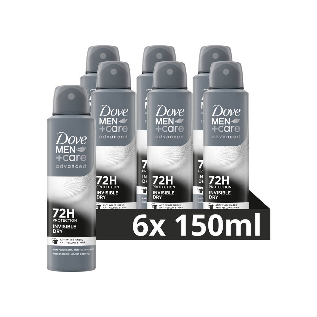 Invisible Dry anti-transpirant deodorant spray - 6 x 150 ml