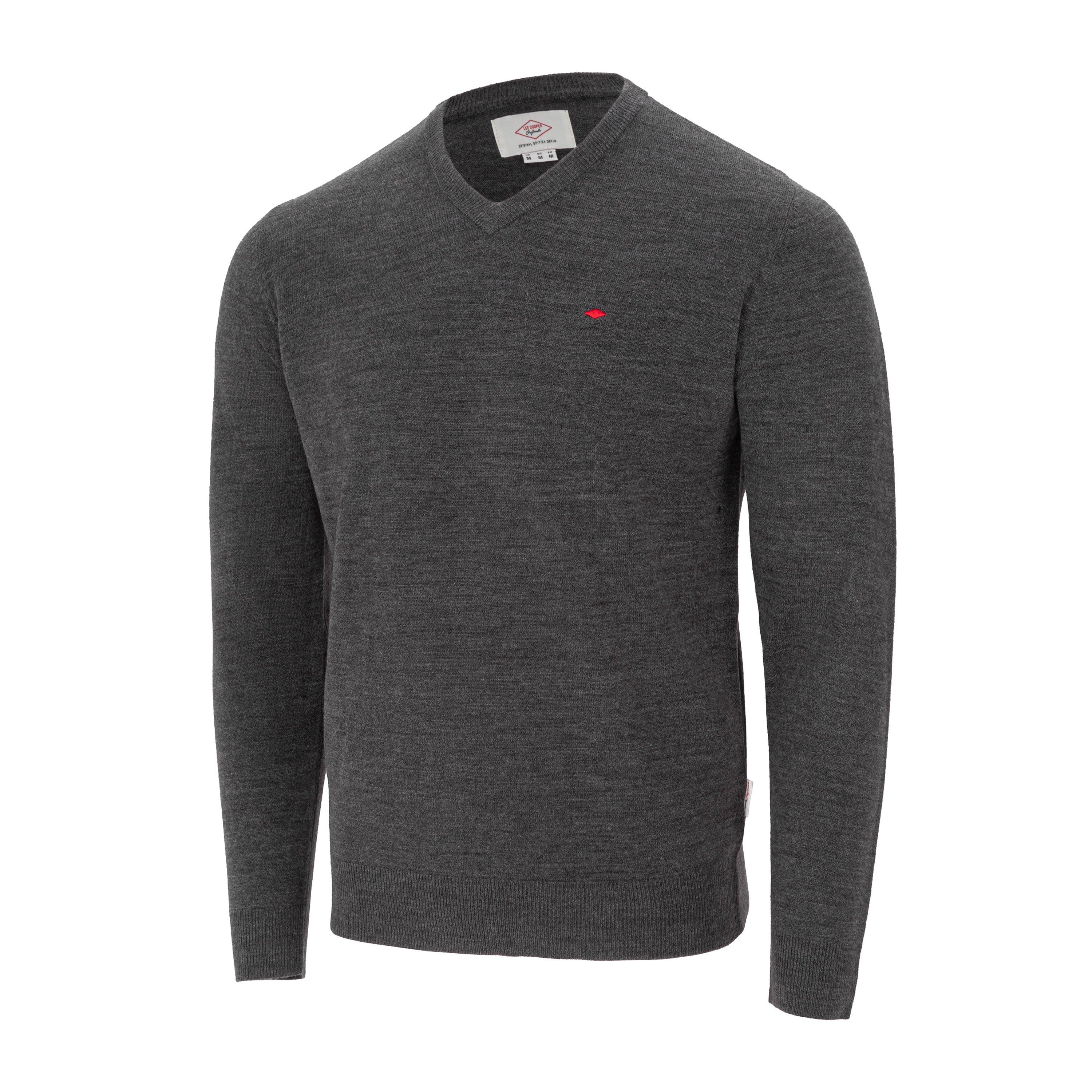 Lee Cooper Long sleeve V Neck Jumper
