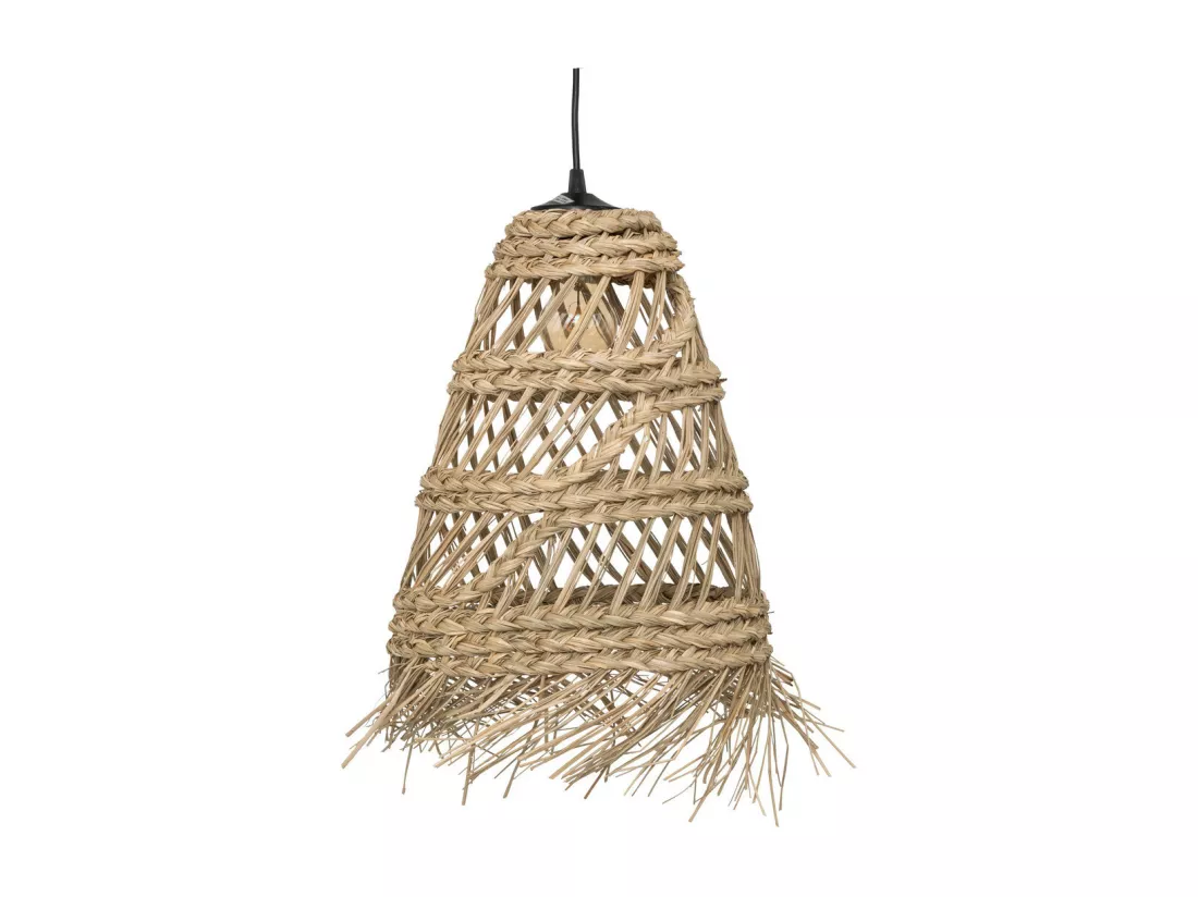 Luminaire Suspension en Roseau naturel D 28 cm