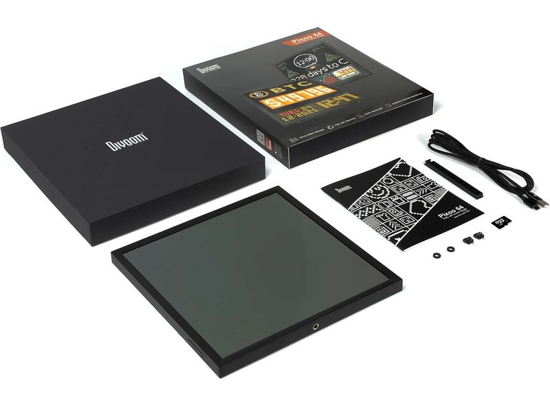 Divoom Smart-Display Pixoo64 Digitaler Rahmen mit WLAN und App Steuerung