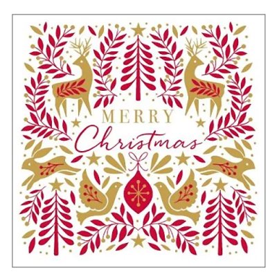 Scandi Merry Christmas Card