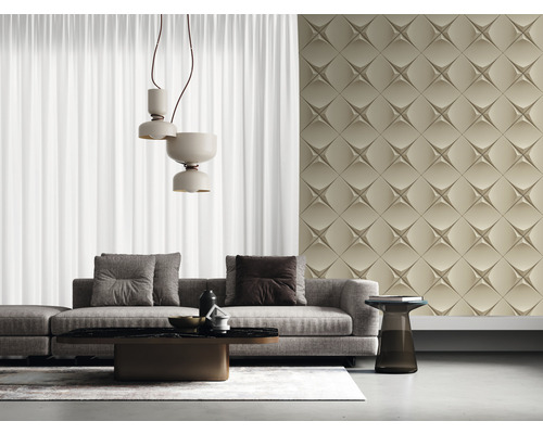 Erfurt vliesbehang 1003768 EcoDeco Fresco beige