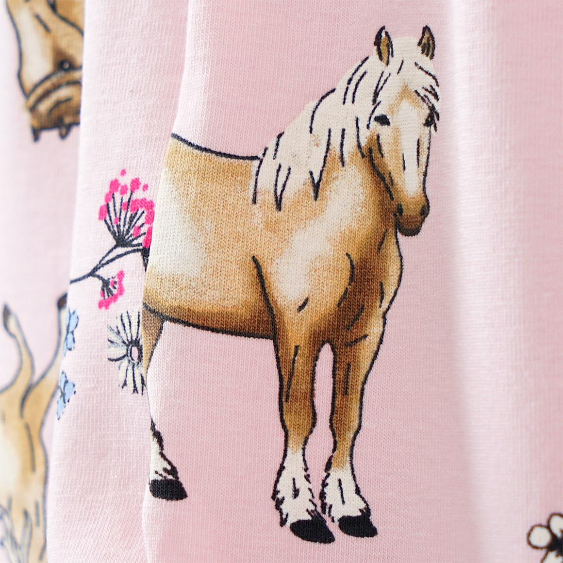 Topolino Mädchen Leggings mit Pferde-Prints rosa