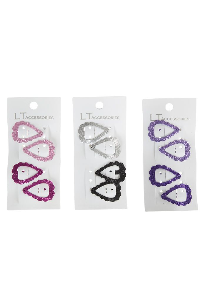 Clic clacs glitter hårklemme