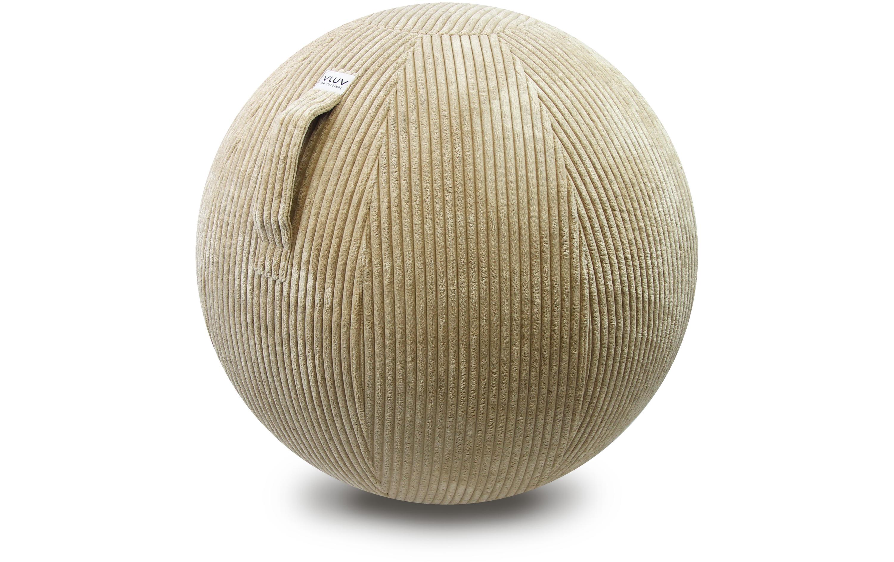 Sitzball Vlip Ø 60-65 cm, Beige<br>Sitzball aus Stoff