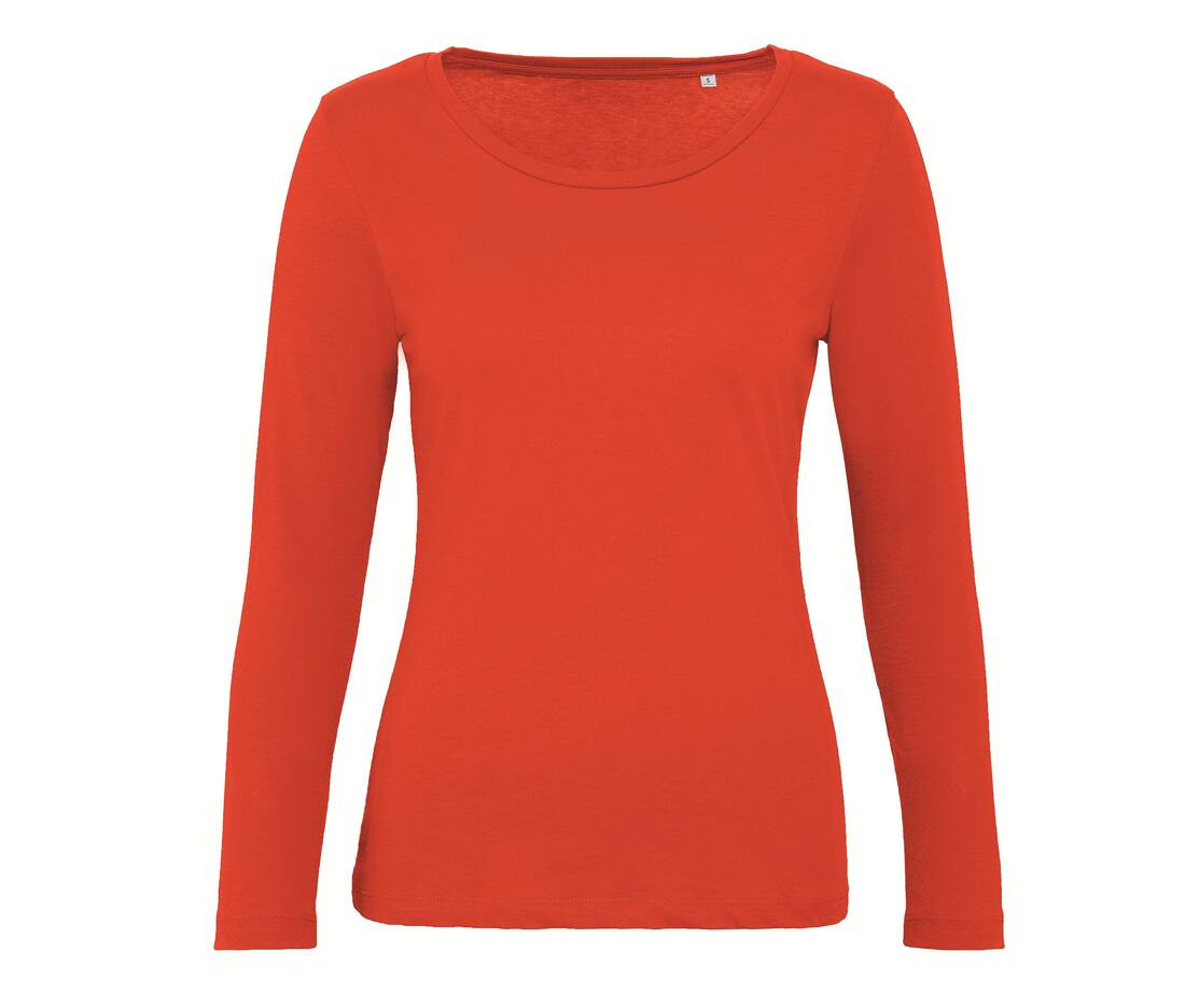 B&C BC071 - Tee-Shirt Manches Longues Femme 100% Coton Bio