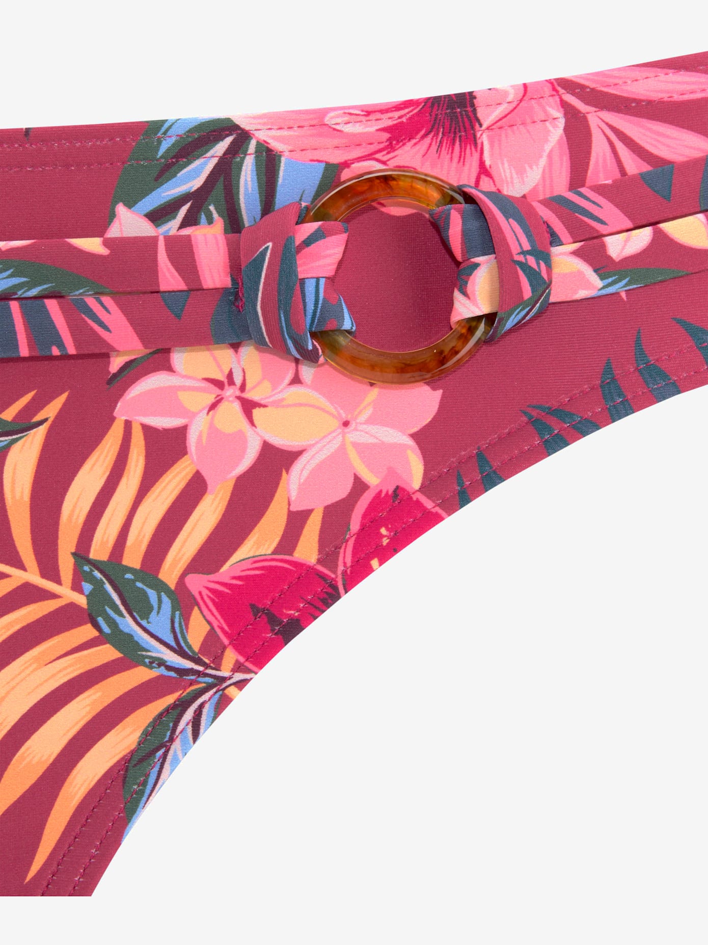 Bas de maillot de bain imprimé tropical