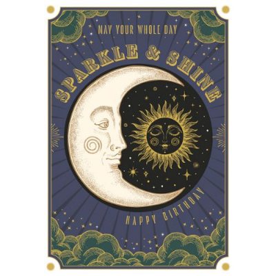 Sparkle And Shine Happy Birthday Greeting Card