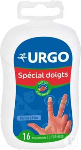Urgo Spécial Doigts Pansements 2 Formats 16 Pièces