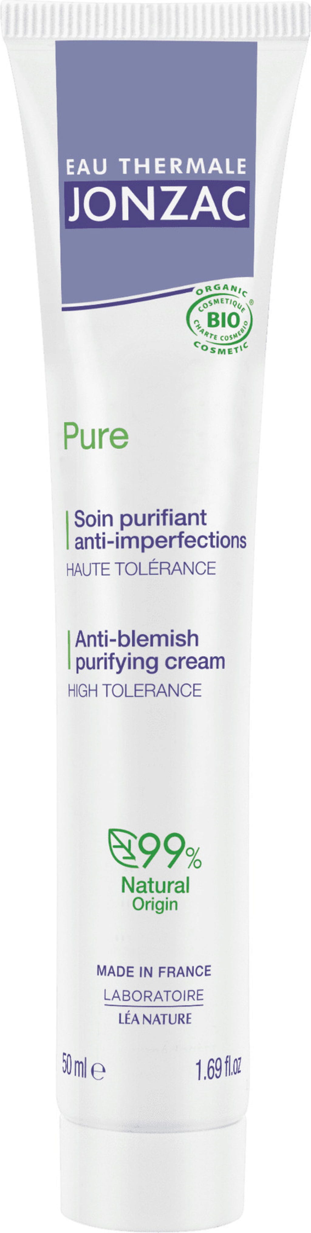 Eau Thermale JONZAC  Pure Anti-Blemish Purifying Cream, 50 ml