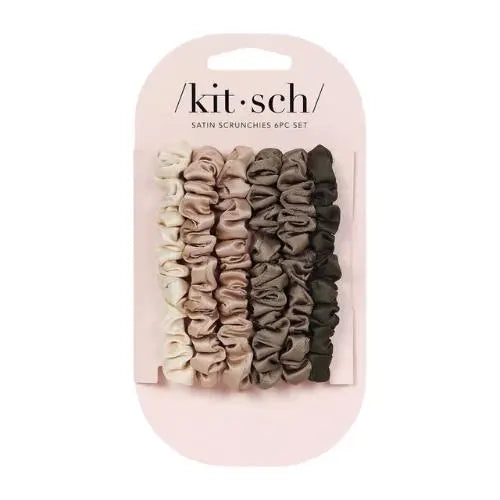 Ultra Petite Satin Schrunchies Eucalyptus