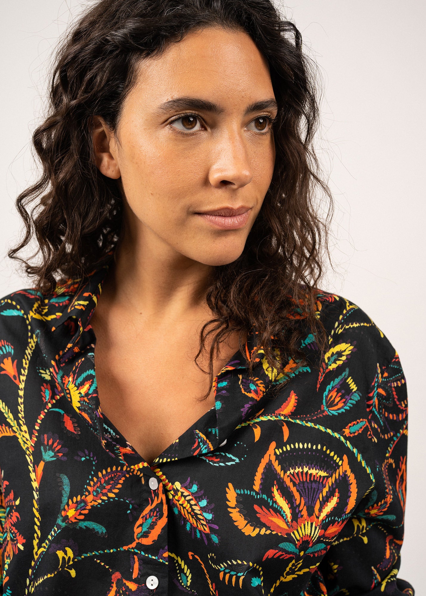 Chemise à motifs Marion