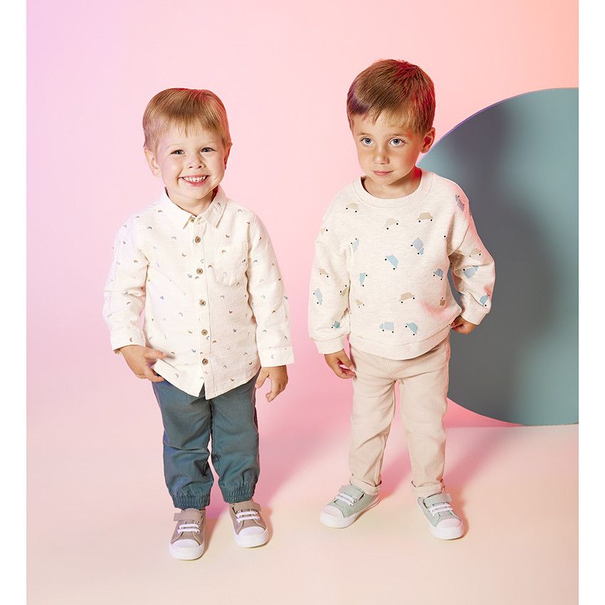Pantalon jogger uni pour bébé garçon - Kaki