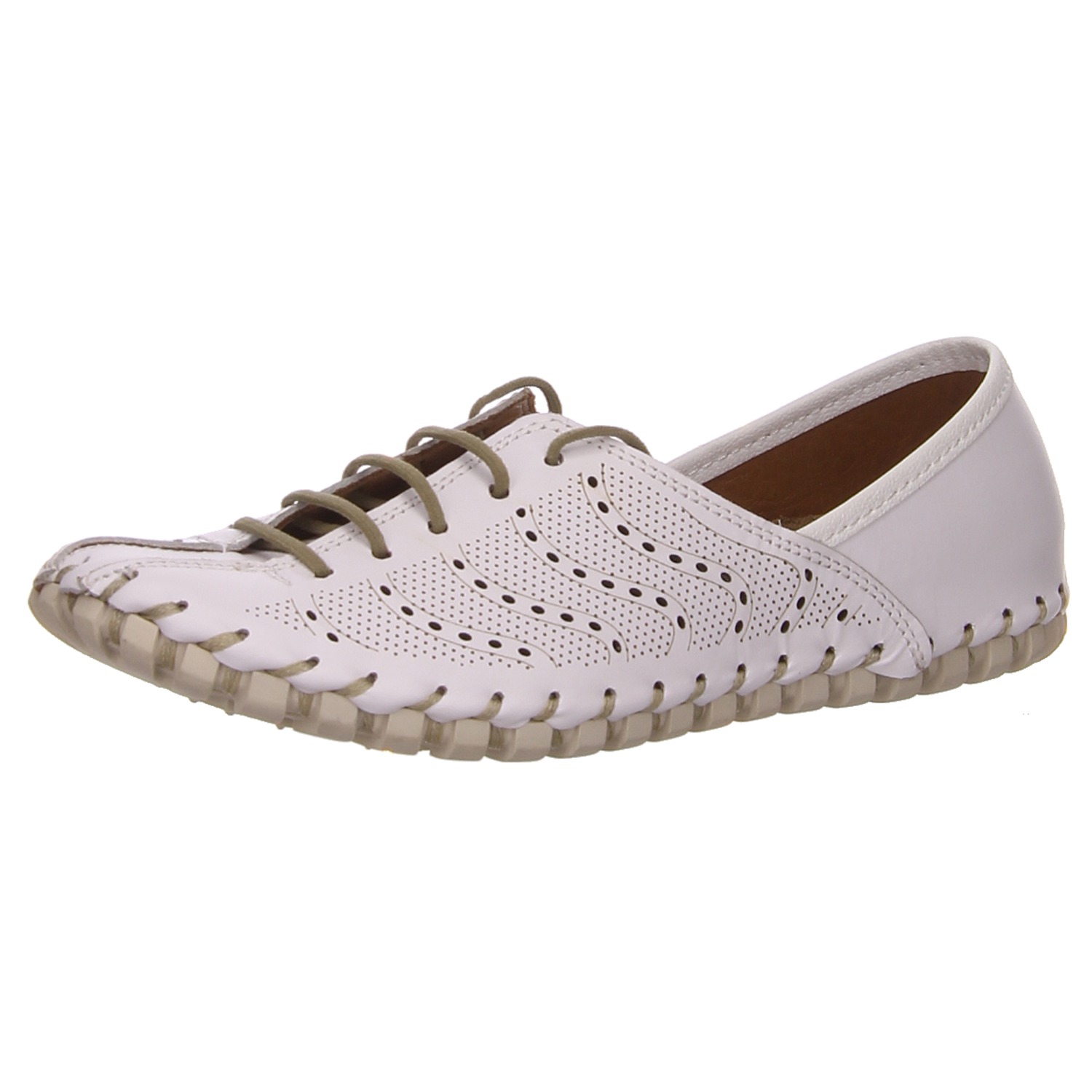 Gemini Halbschuh weiß weiss/weiss kombi